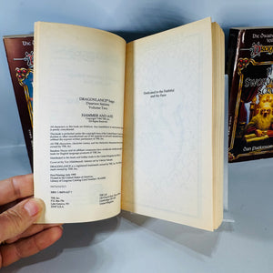 Dragonlance Paperback Set Dwarven Nations Trilogy Dan Parkinson 3 Volume TSR Fantasy Books