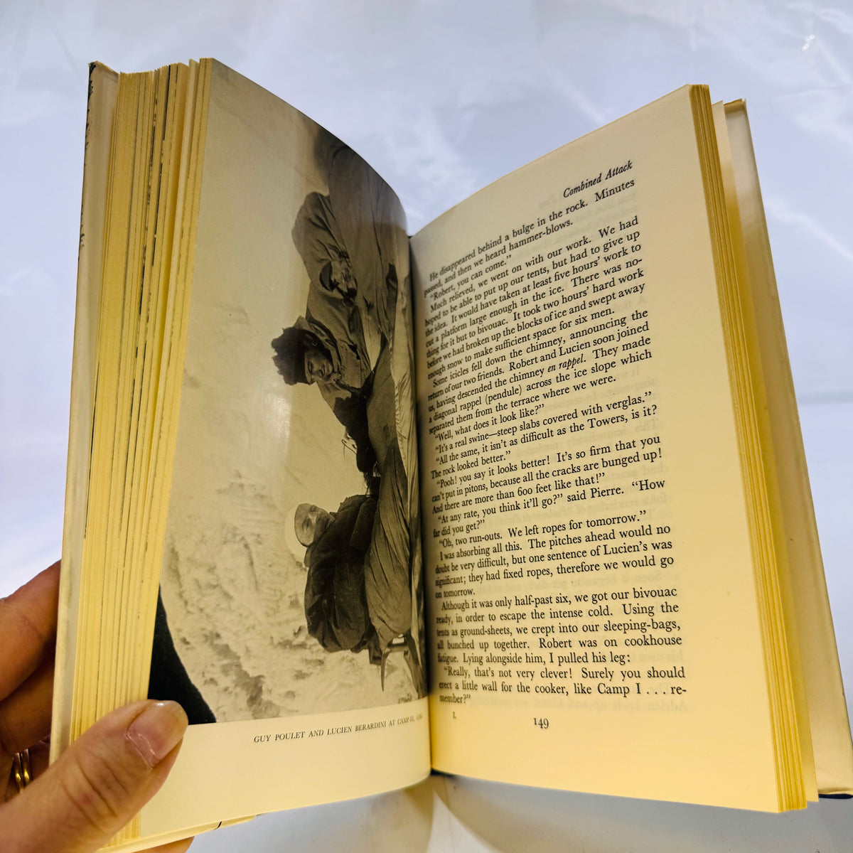 Aconcagua South Face by René Ferlet & Guy Poulet (1956), Hardcover with Dust Jacket