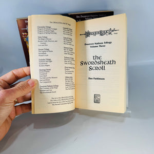 Dragonlance Paperback Set Dwarven Nations Trilogy Dan Parkinson 3 Volume TSR Fantasy Books