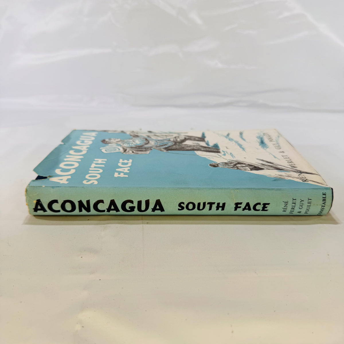 Aconcagua South Face by René Ferlet & Guy Poulet (1956), Hardcover with Dust Jacket