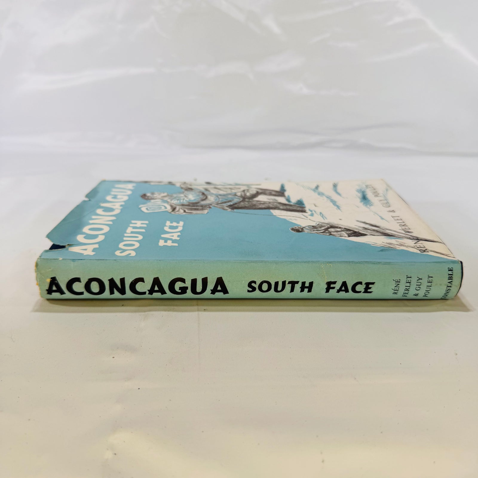 Aconcagua South Face by René Ferlet & Guy Poulet (1956), Hardcover with Dust Jacket