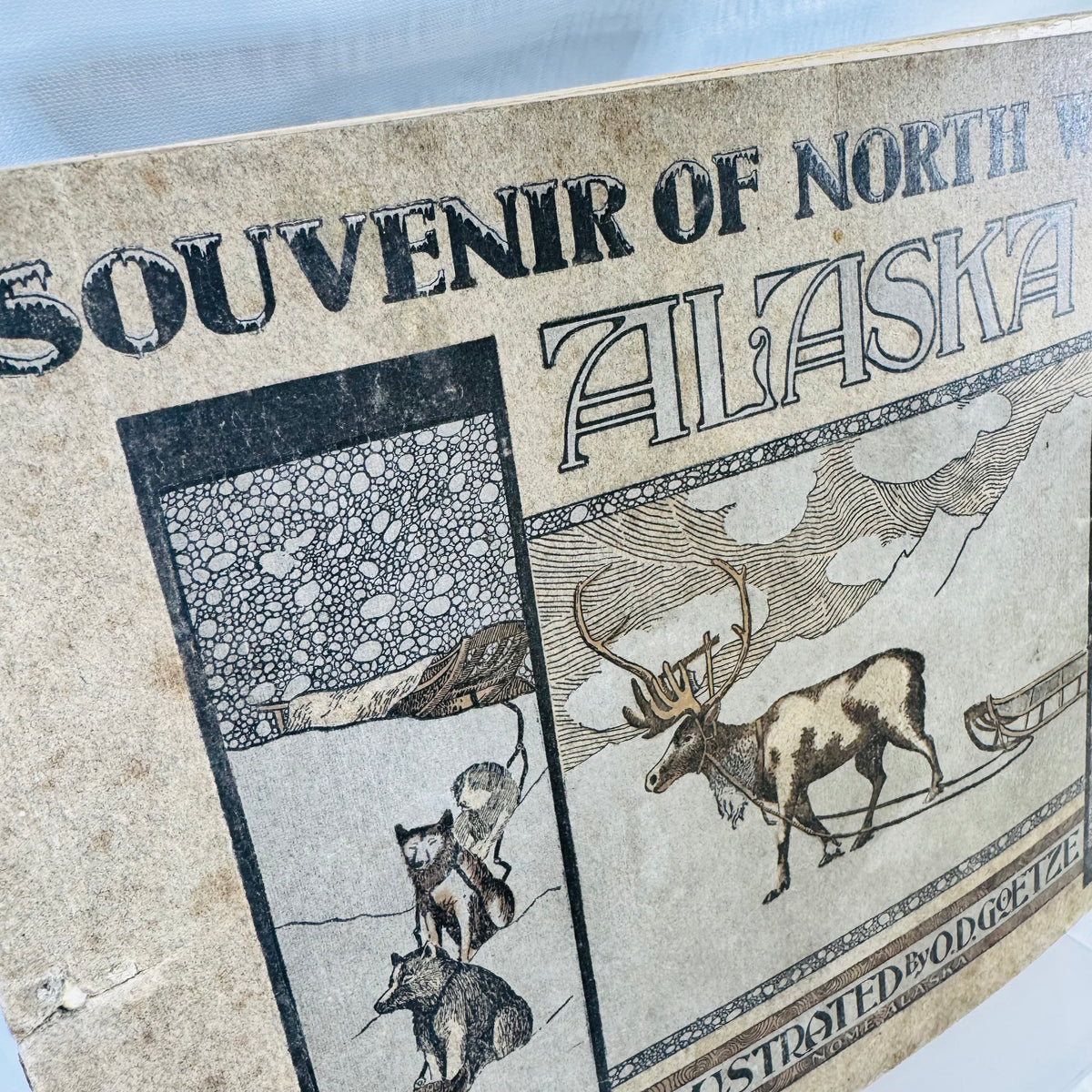 Souvenir of North Western Alaska by O.D. Goetze Circa 1904 Photographic Booklet
