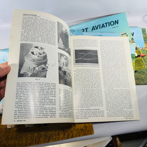 Sport Aviation Magazine Bundle 1970 Complete 12 Issue Vintage EAA Aviation Magazine Bundle