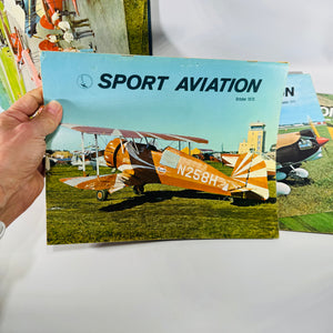 Sport Aviation Magazine Bundle 1970 Complete 12 Issue Vintage EAA Aviation Magazine Bundle