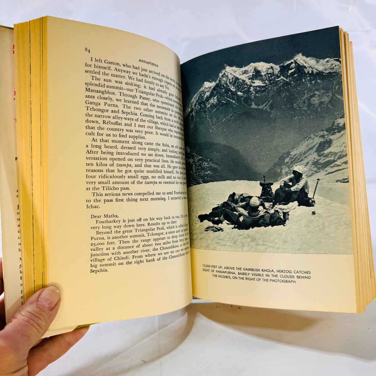 Annapurna: First Conquest of an 8000-Meter Peak by Maurice Herzog (1952), Hardcover with Dust Jacket