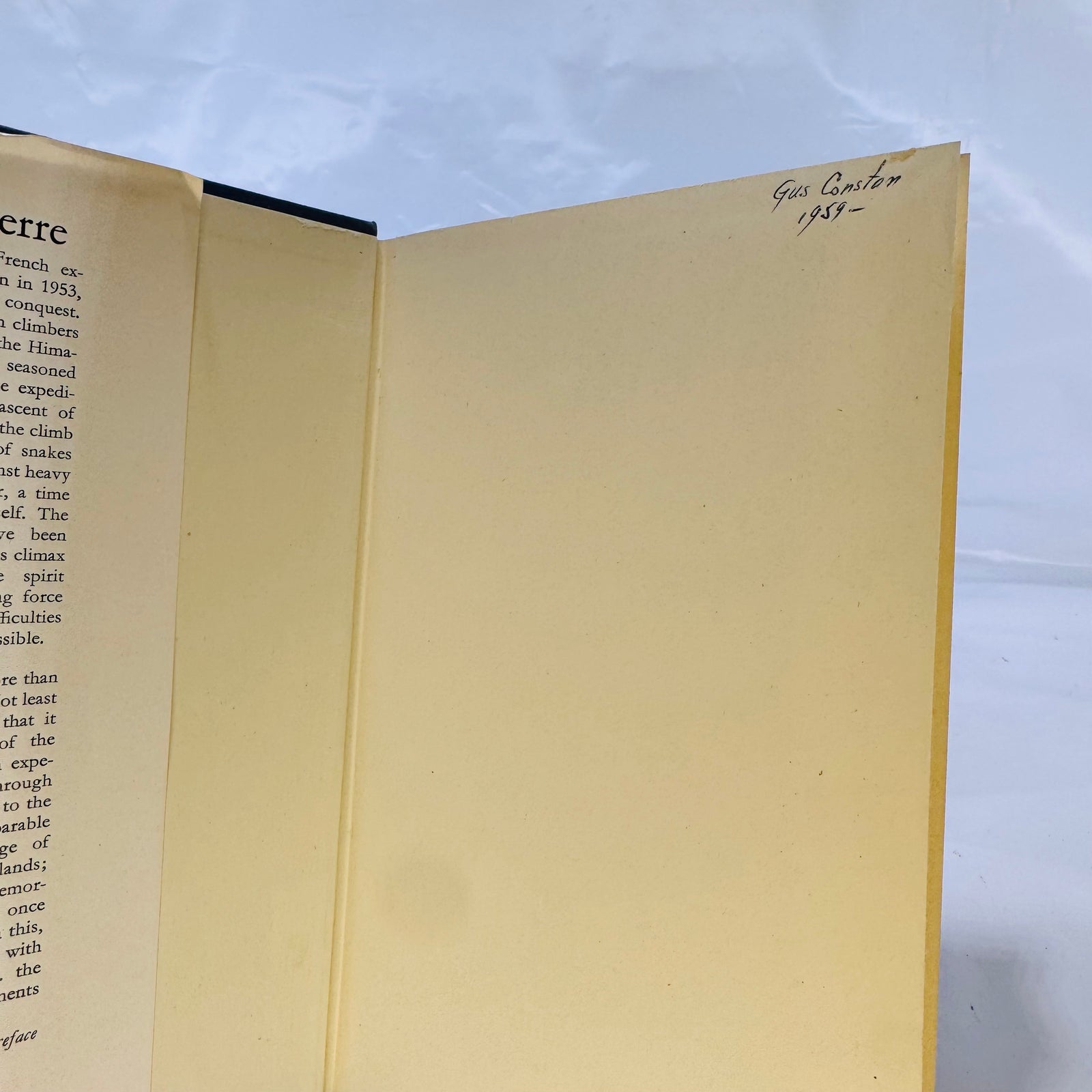 A Mountain Called Nun Kin by Bernard Pierre (1955), Hardcover with Dust Jacket