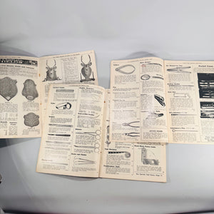 Taxidermy Supply Catalogs (Set of 3, 1970s) — J.W. Elwood Supply Co., Omaha | Trade Catalogs, Outdoors Vintage Sporting Ephemera