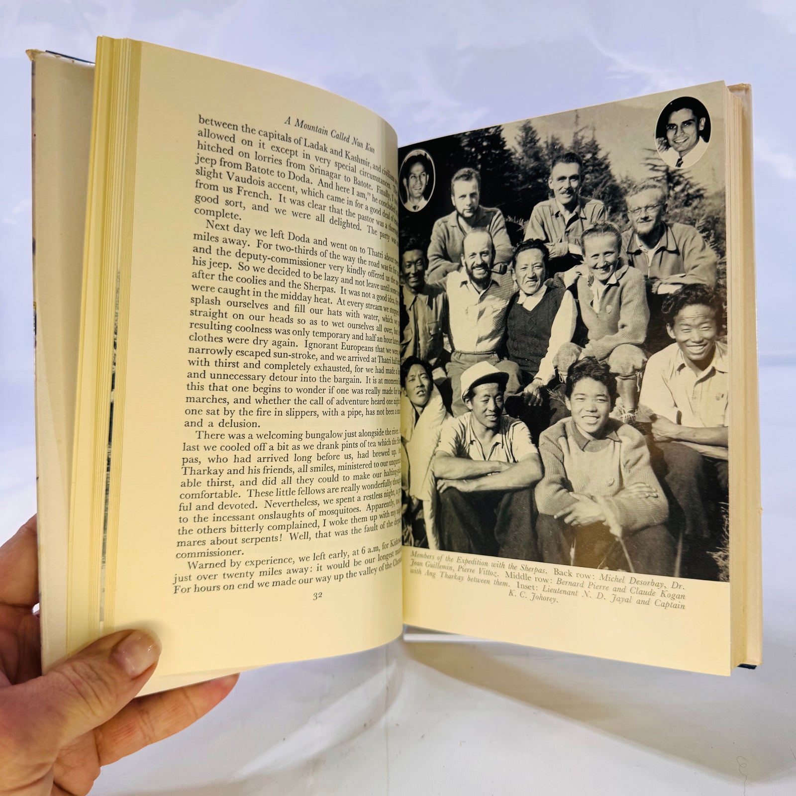 A Mountain Called Nun Kin by Bernard Pierre (1955), Hardcover with Dust Jacket