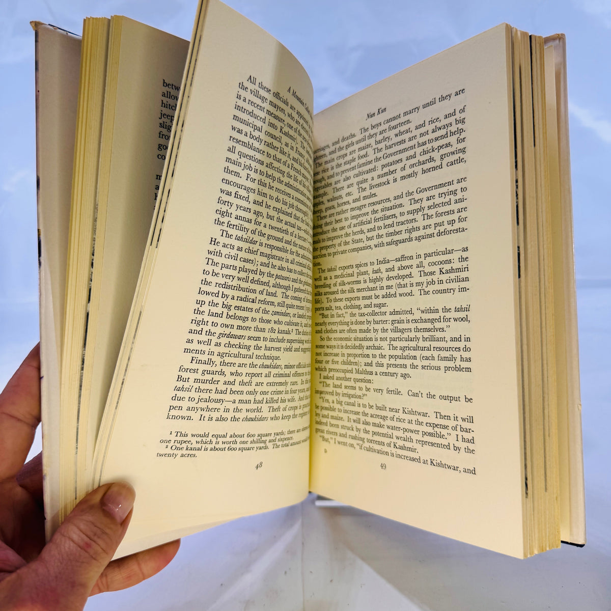 A Mountain Called Nun Kin by Bernard Pierre (1955), Hardcover with Dust Jacket