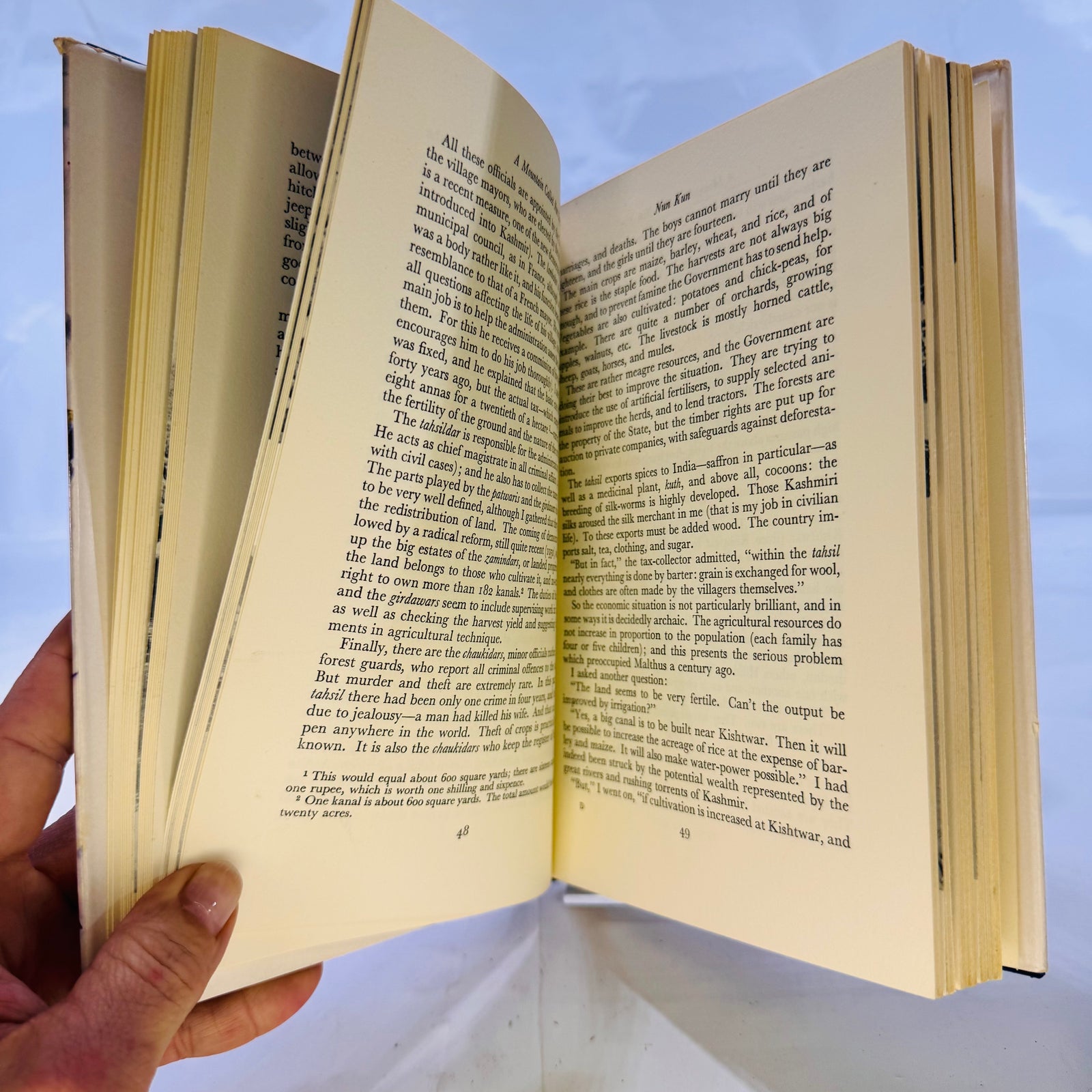 A Mountain Called Nun Kin by Bernard Pierre (1955), Hardcover with Dust Jacket