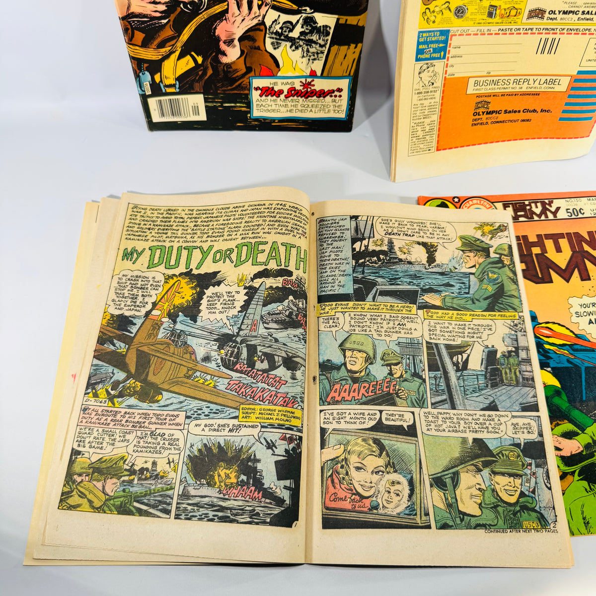 Fightin Army Comic Lot Charlton War Comics Issues 128 131 146 150