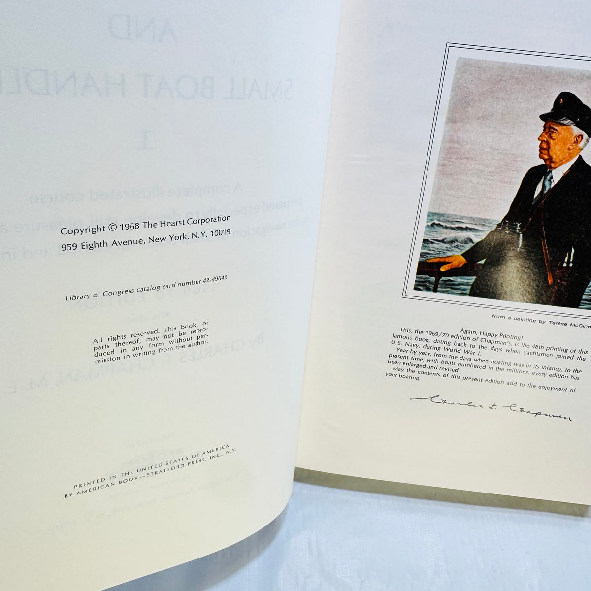 Piloting, Seamanship and Small Boat Handling by Charles F. Chapman 1969-70 Hardcover with Slipcase