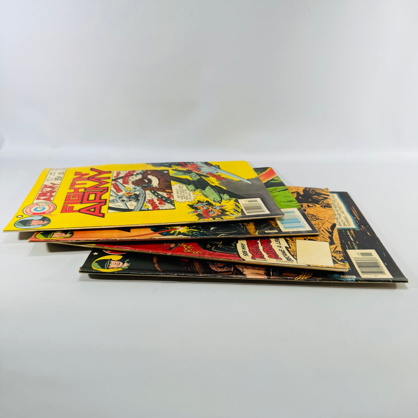 Fightin Army Comic Lot Charlton War Comics Issues 128 131 146 150