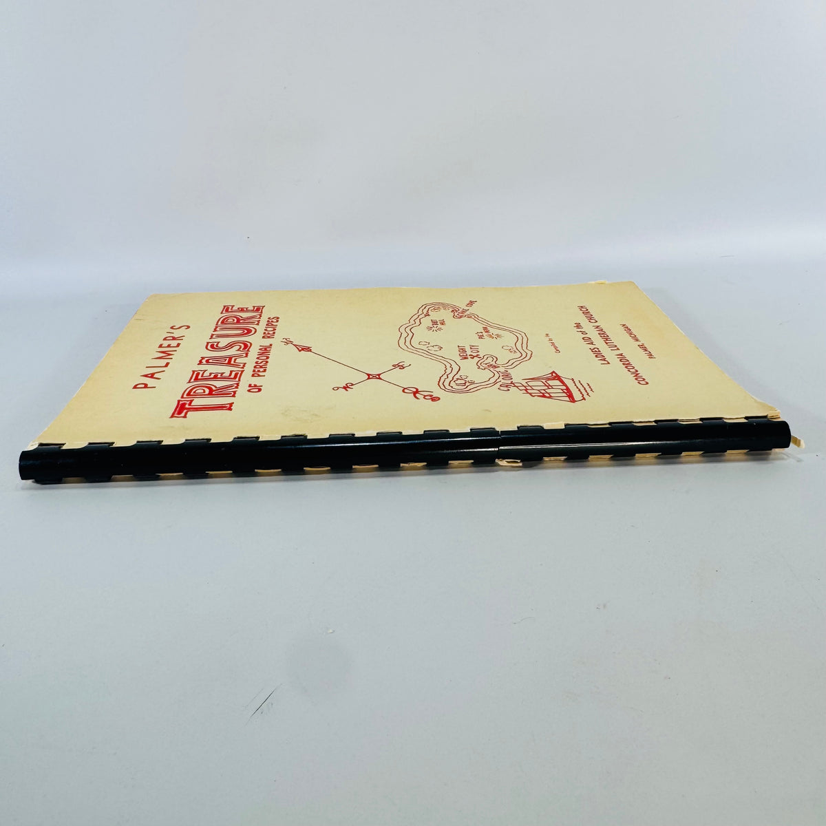 Vintage Church Cookbook Palmer Michigan Concordia Lutheran Church Recipe Book