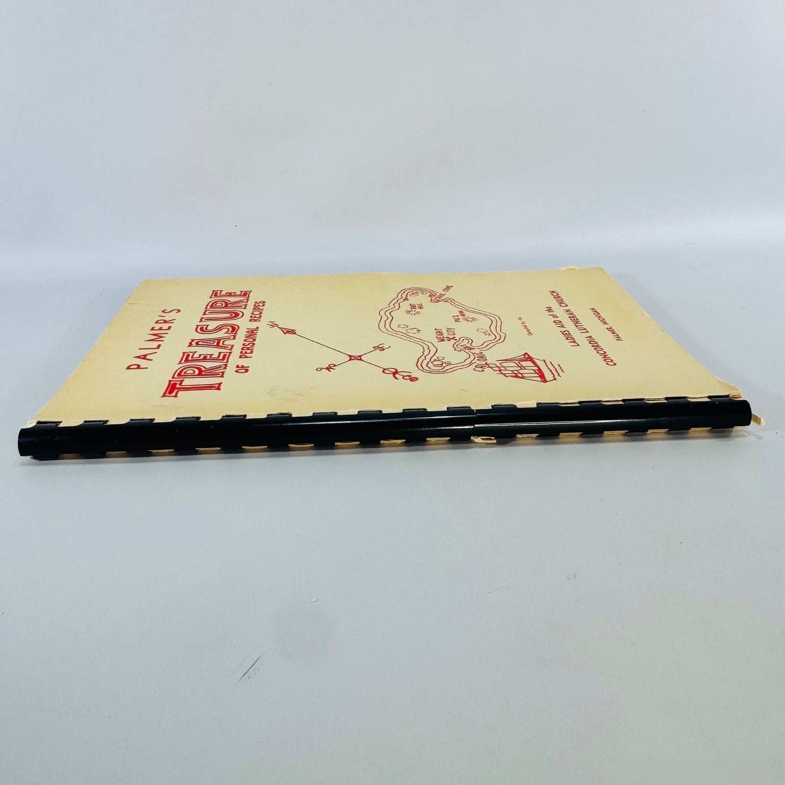 Vintage Church Cookbook Palmer Michigan Concordia Lutheran Church Recipe Book