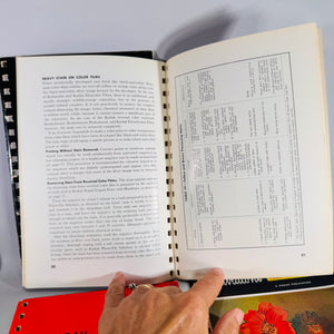 Lot of 6 Kodak Data Books & Guides (c. 1950s–60s) — Eastman Kodak | Illustrated Charts & Tables, Technical Manuals