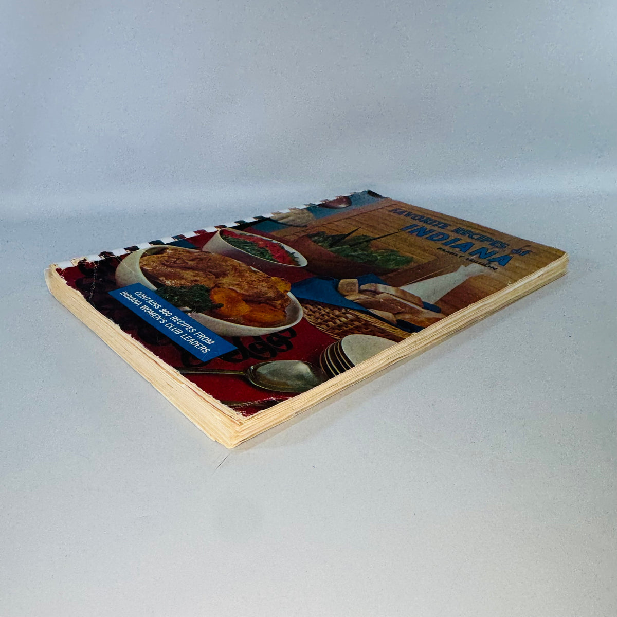 Vintage Indiana Cookbook Favorite Recipes of Indiana Family Edition 1964 Spiral