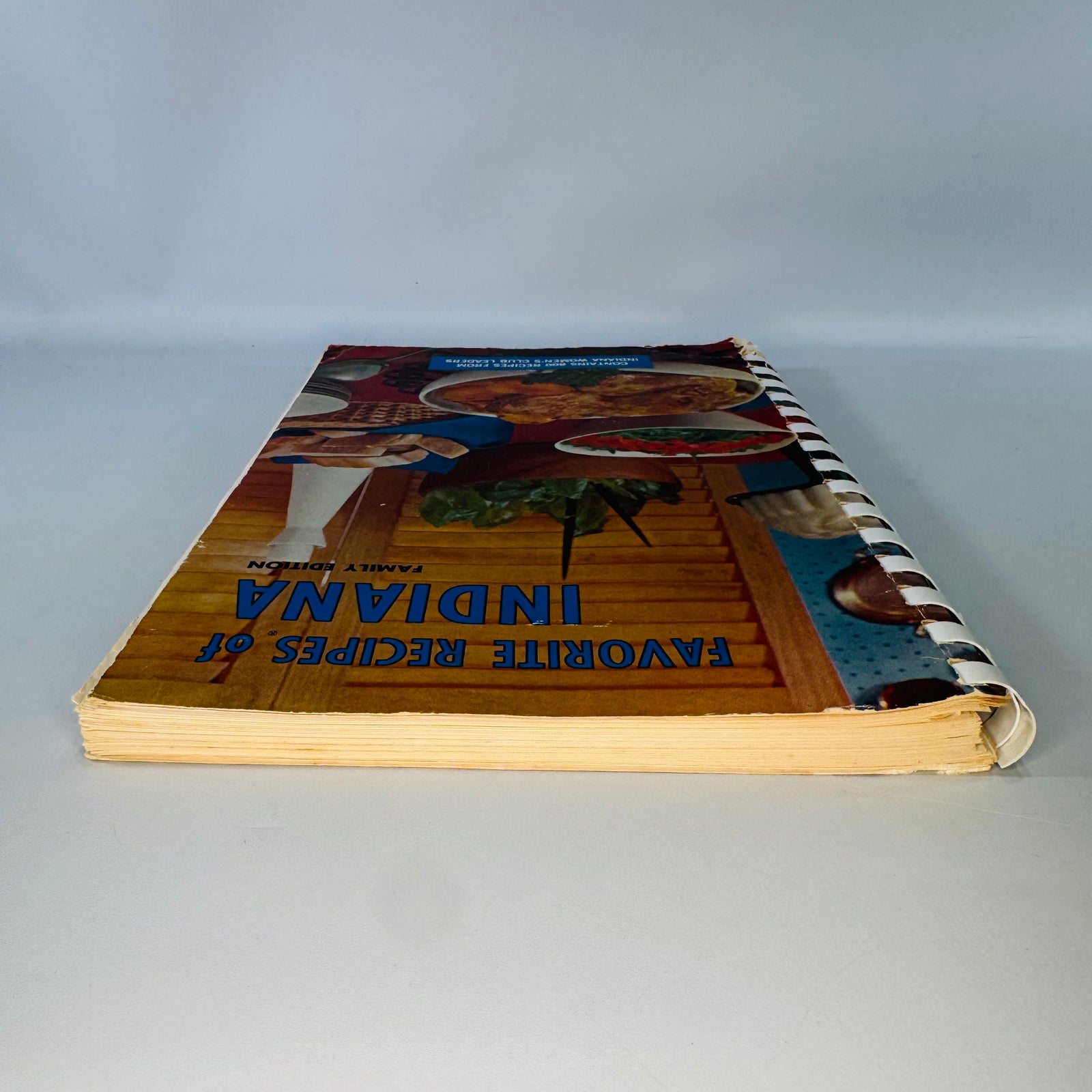 Vintage Indiana Cookbook Favorite Recipes of Indiana Family Edition 1964 Spiral
