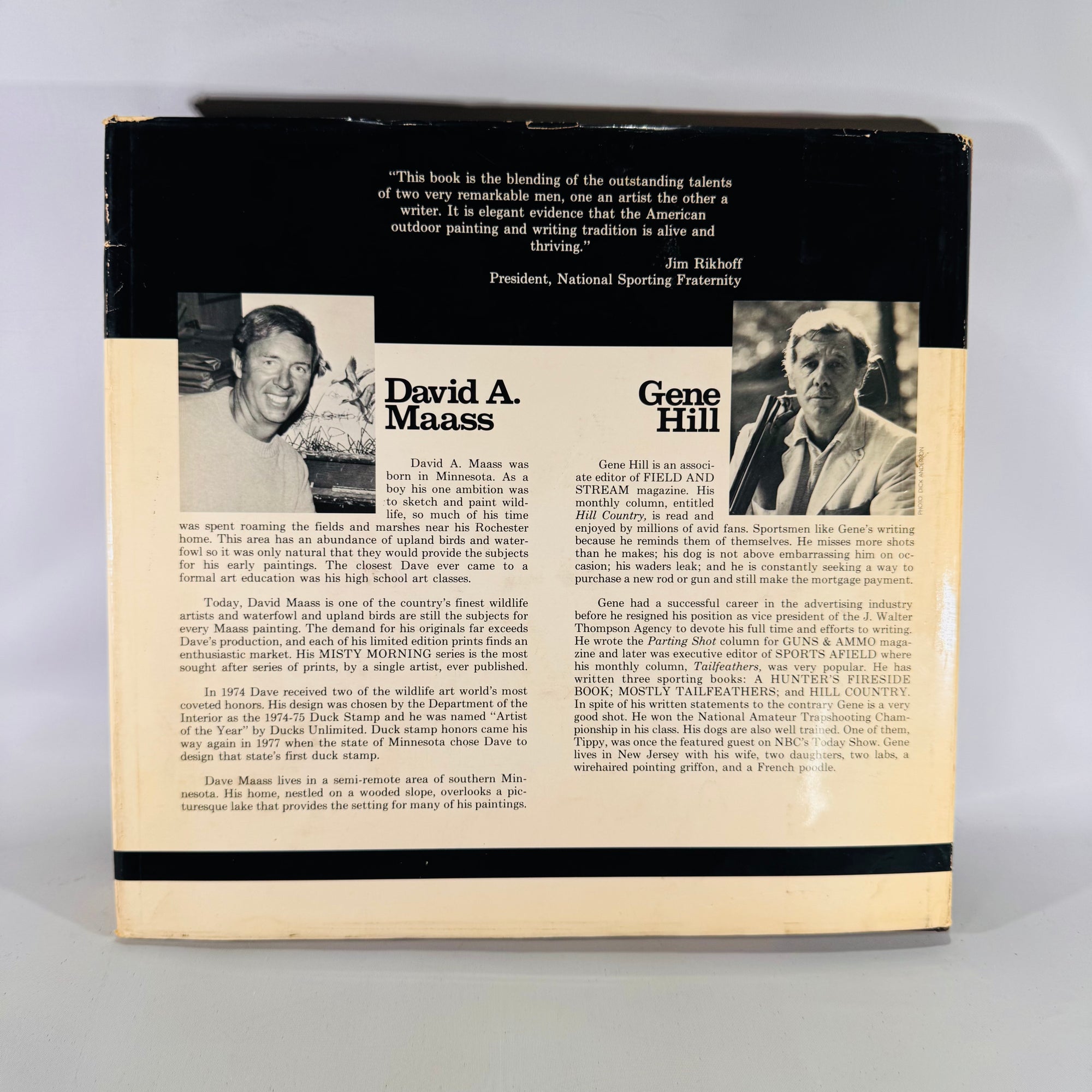 Sporting Essays & Wildlife Art — A Gallery of Waterfowl and Upland Birds (1978) — David Maass & Gene Hill | Color Plates, Sporting Essays