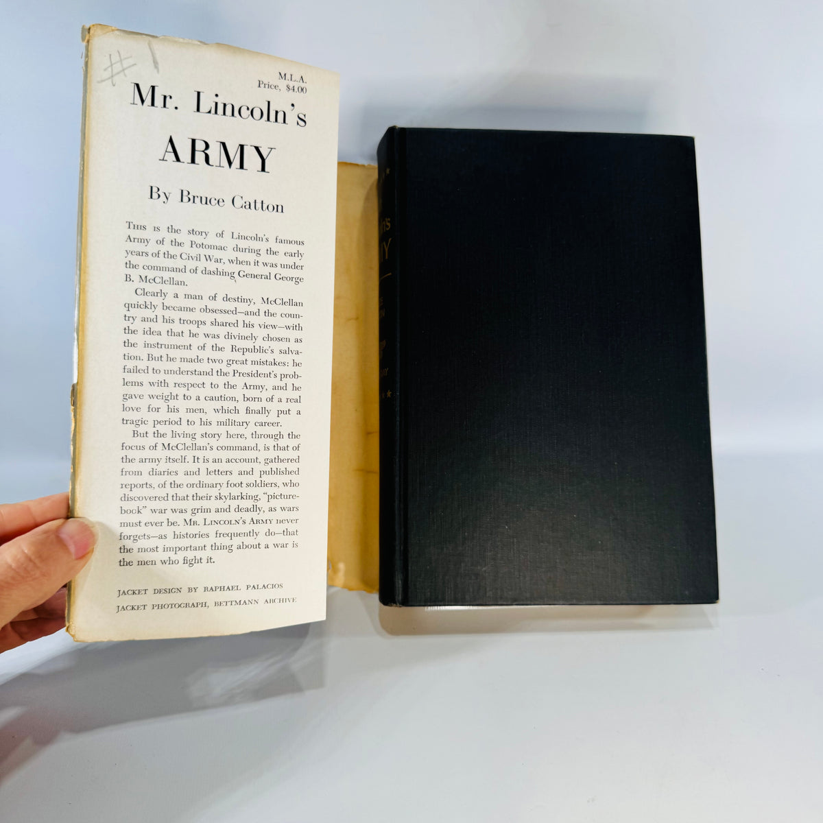 Civil War History Book Mr. Lincoln's Army Bruce Catton Hardcover