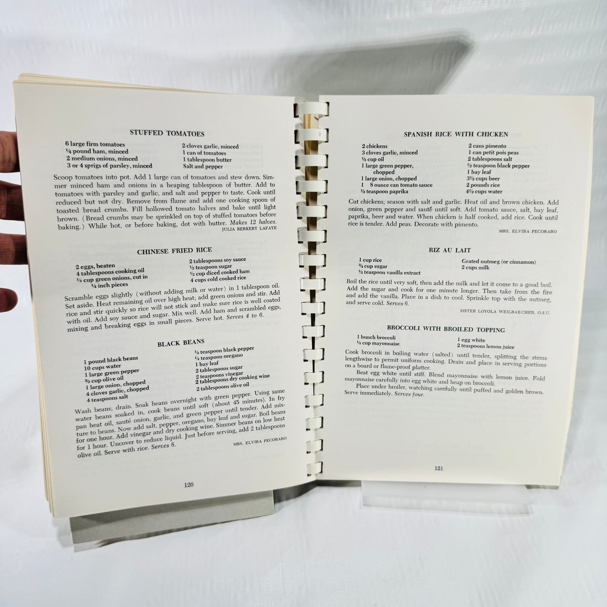 Recipes and Reminiscences of New Orleans, Ursuline Academy 1970s Spiral Cookbook