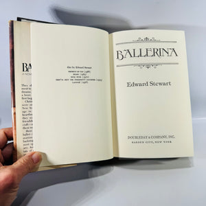 Vintage Ballet Novel Ballerina Edward Stewart Hardcover Book Club Edition