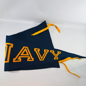 Vintage NAVY Pennant US Naval Academy Felt Pennant 1950's
