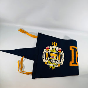 Vintage NAVY Pennant US Naval Academy Felt Pennant 1950's
