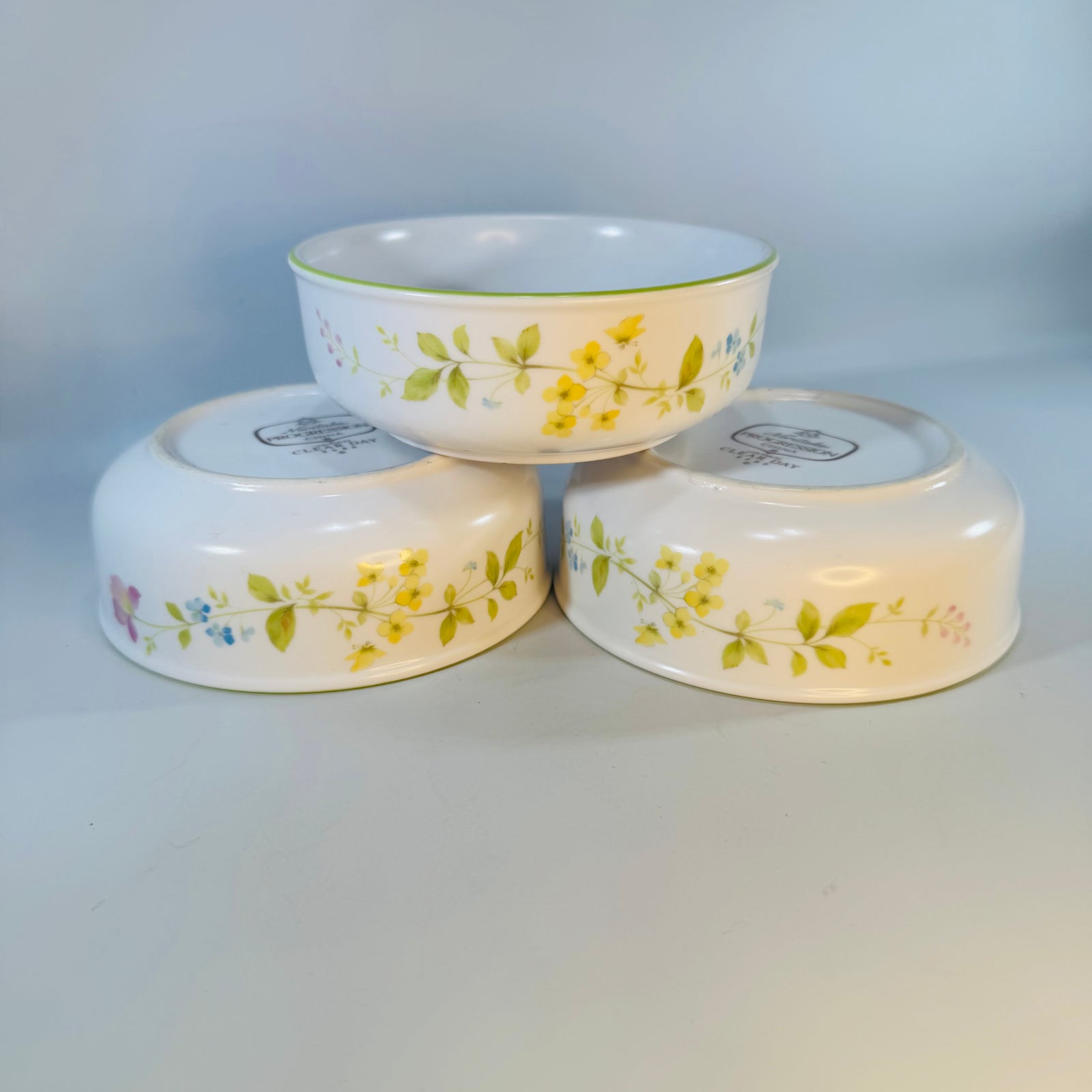 Noritake Clear Day Bowls Bundle of 3 Vintage Progression 9080