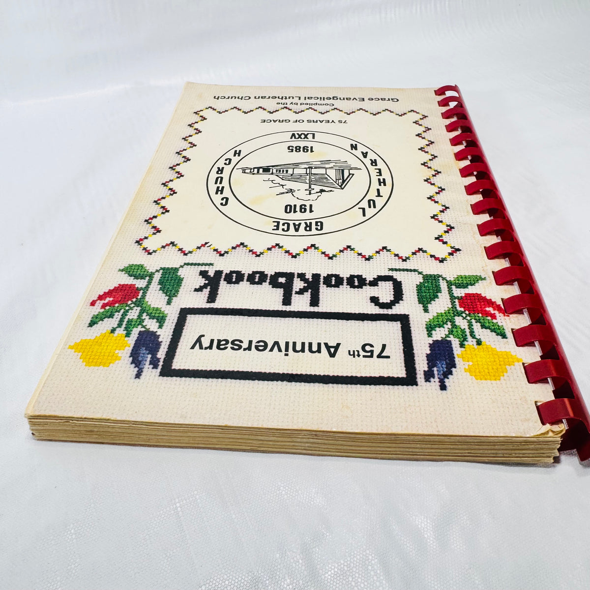 Grace Lutheran Church 75th Anniversary Cookbook, Saginaw Michigan 1985