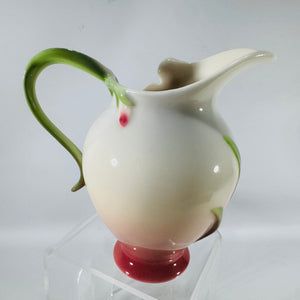 Franz Porcelain Creamer Lady Slipper Orchid FZ00274