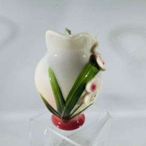 Franz Porcelain Creamer Lady Slipper Orchid FZ00274
