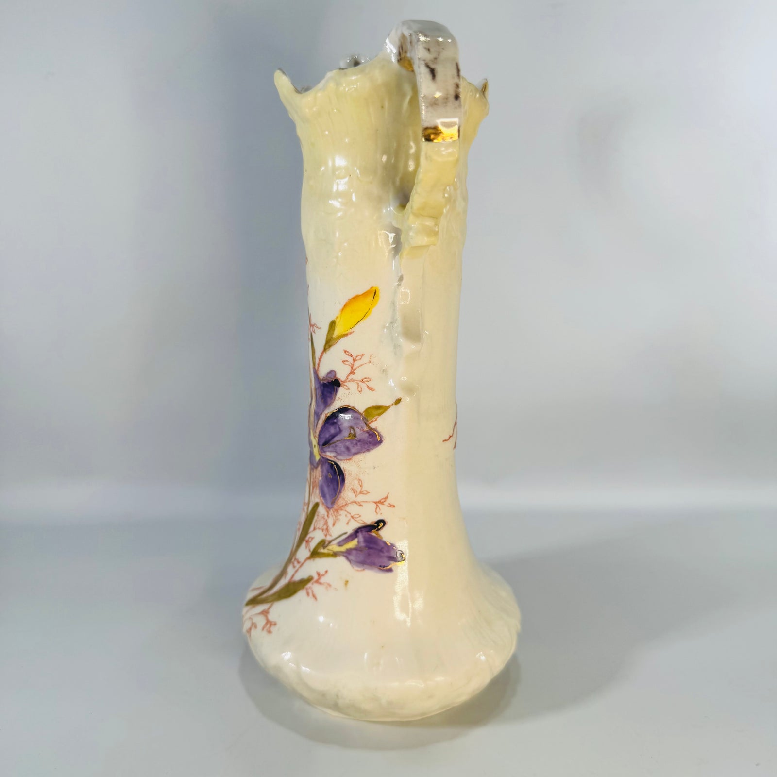 Robert Hanke Austria Vase Antique Double Handle Porcelain Floral Vase