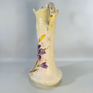 Robert Hanke Austria Vase Antique Double Handle Porcelain Floral Vase