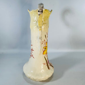 Robert Hanke Austria Vase Antique Double Handle Porcelain Floral Vase