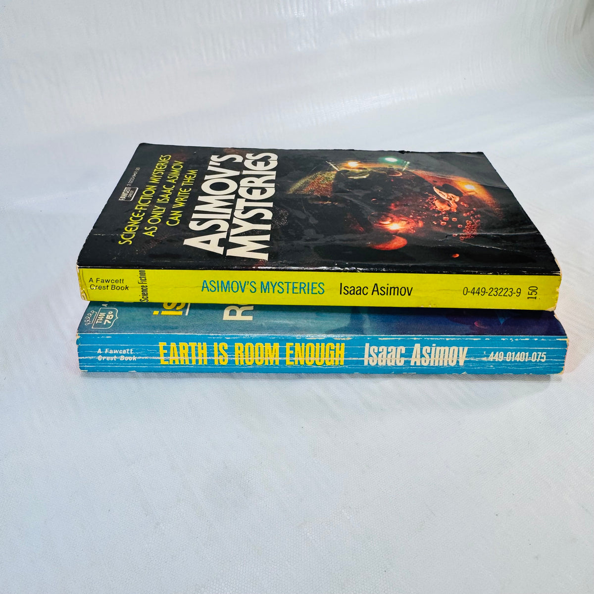 Asimov's Mysteries & Earth Is Room Enough by Isaac Asimov 2 Book Paperback Bundle