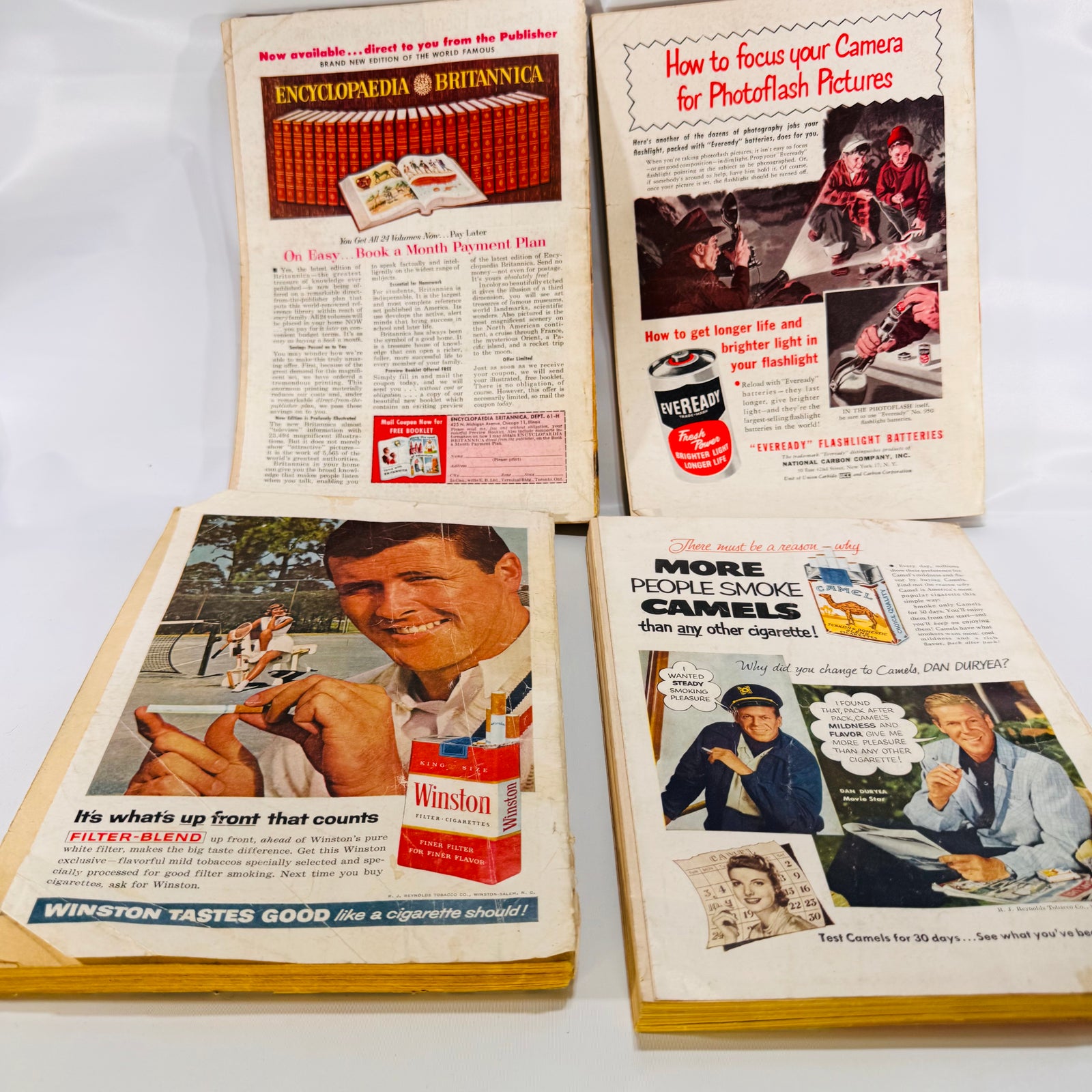 Four Vintage Popular Science Magazine Issues (August 1953, February 1959, June 1961) by Popular Science, Softcover