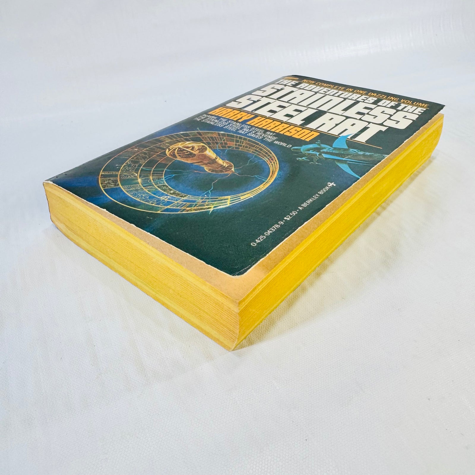 The Adventures of the Stainless Steel Rat by Harry Harrison 1978 Berkley Fourth Printing Paperback