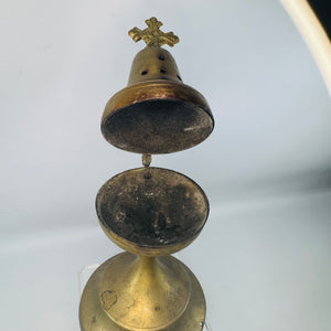 Brass Incense Burner Censer Vintage Home Altar Thurible