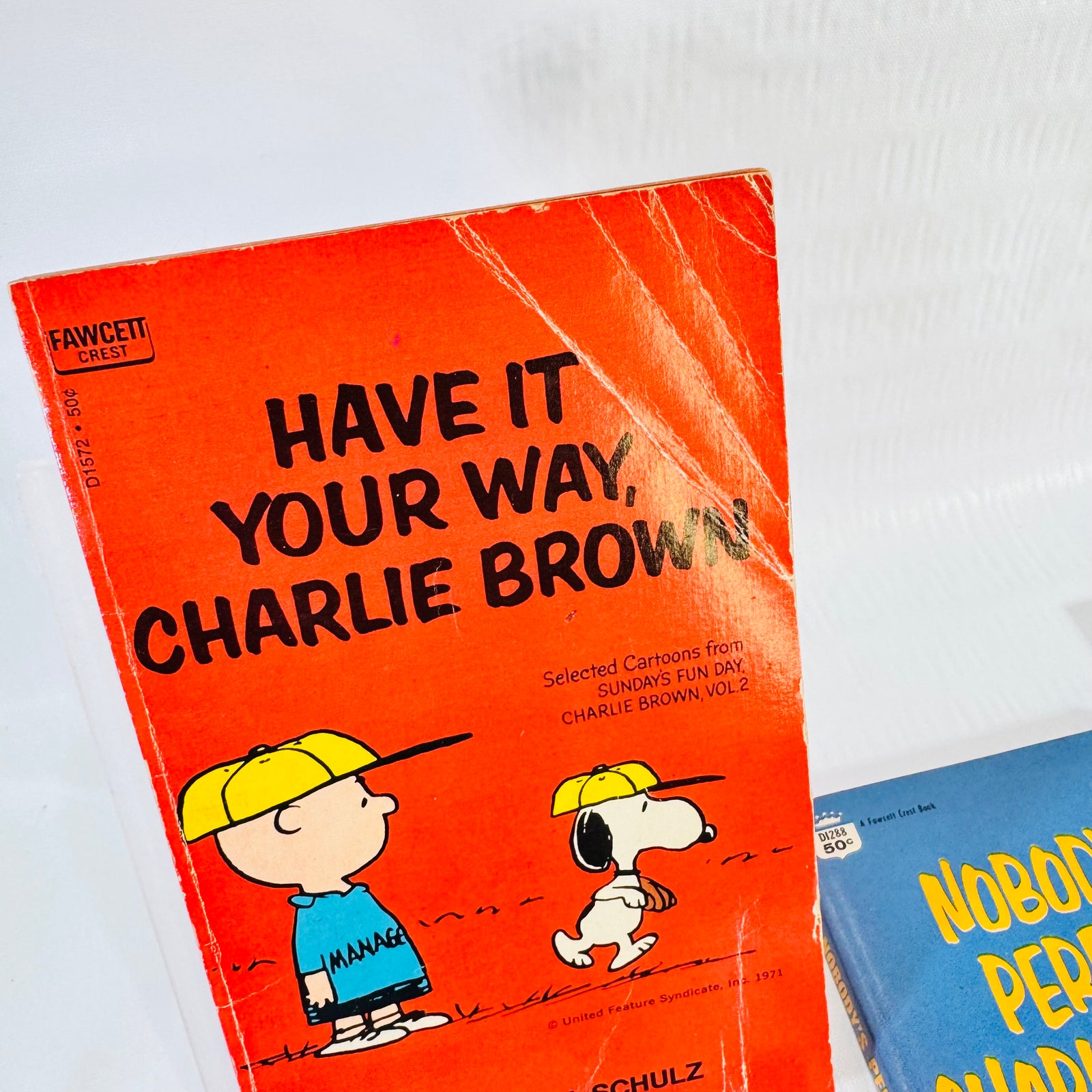 Charlie Brown Peanuts Fawcett Crest Paperback Lot of 4 by Charles M. Schulz