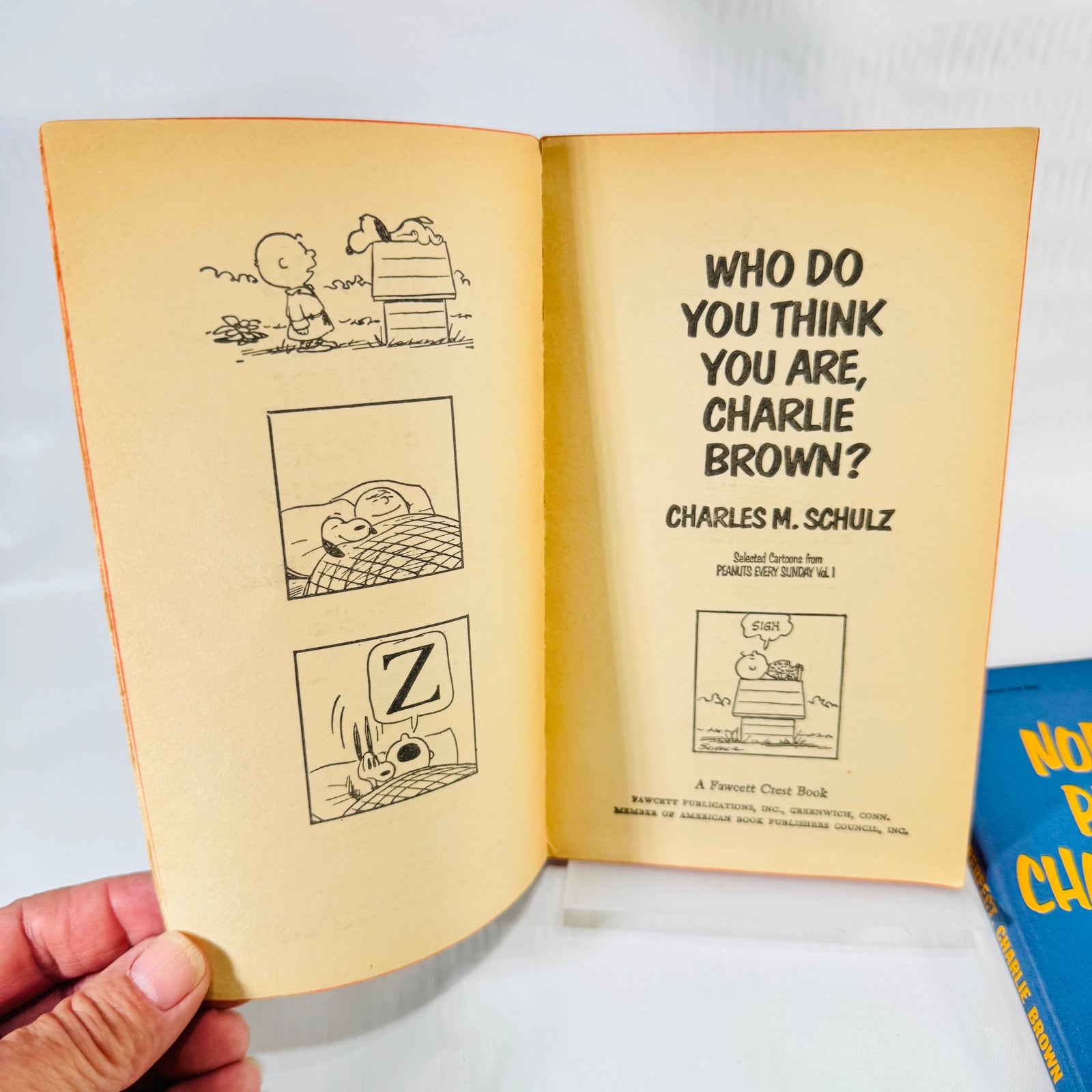 Charlie Brown Peanuts Fawcett Crest Paperback Lot of 4 by Charles M. Schulz