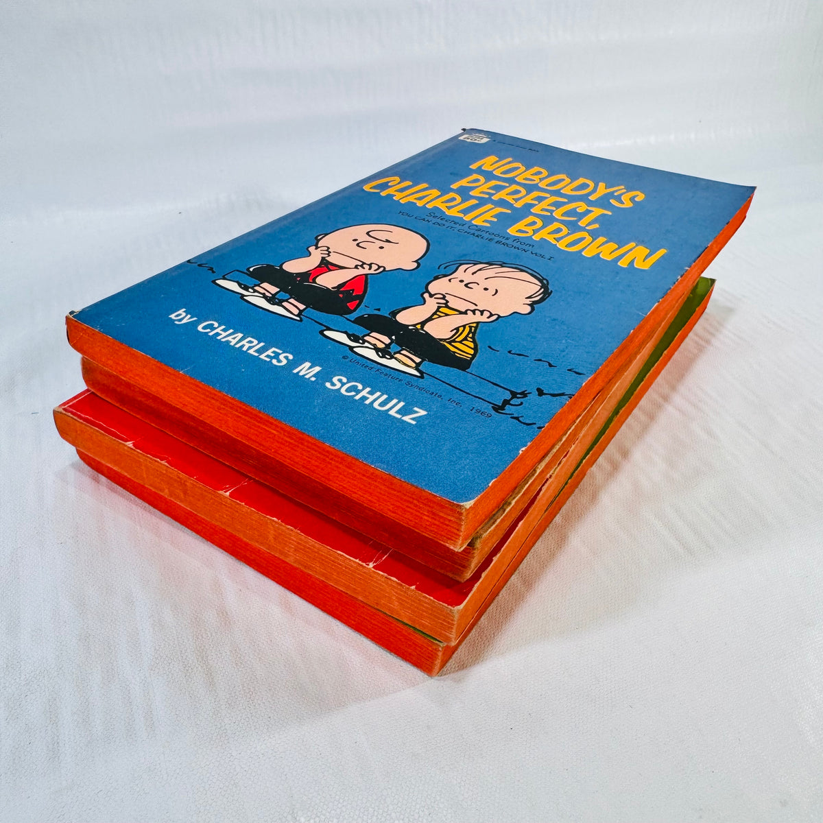 Charlie Brown Peanuts Fawcett Crest Paperback Lot of 4 by Charles M. Schulz