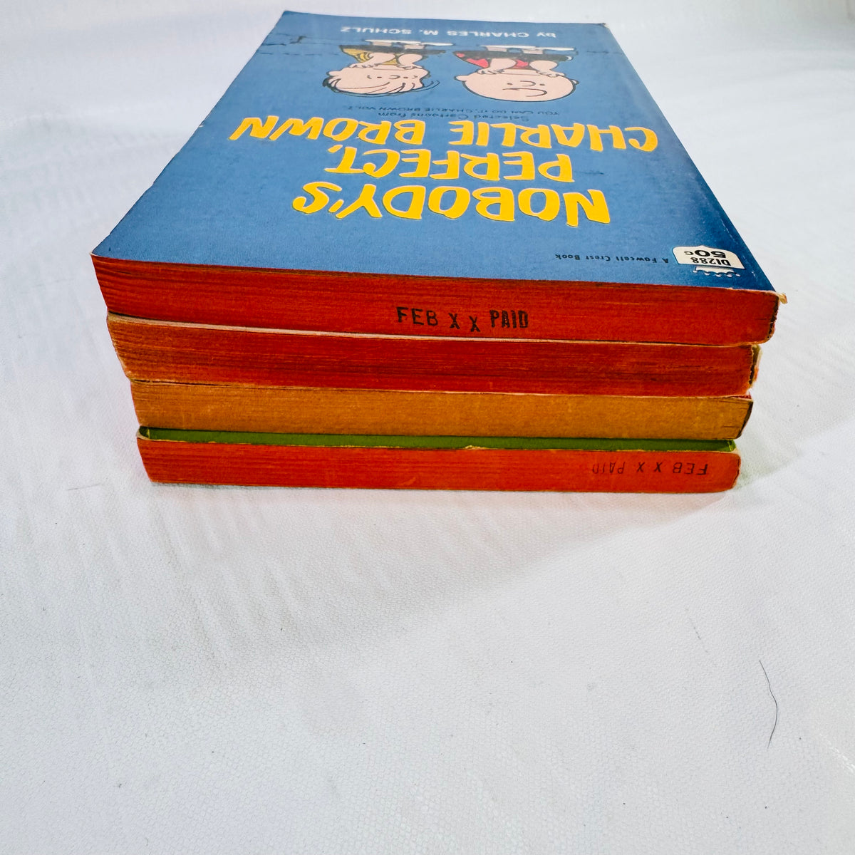 Charlie Brown Peanuts Fawcett Crest Paperback Lot of 4 by Charles M. Schulz
