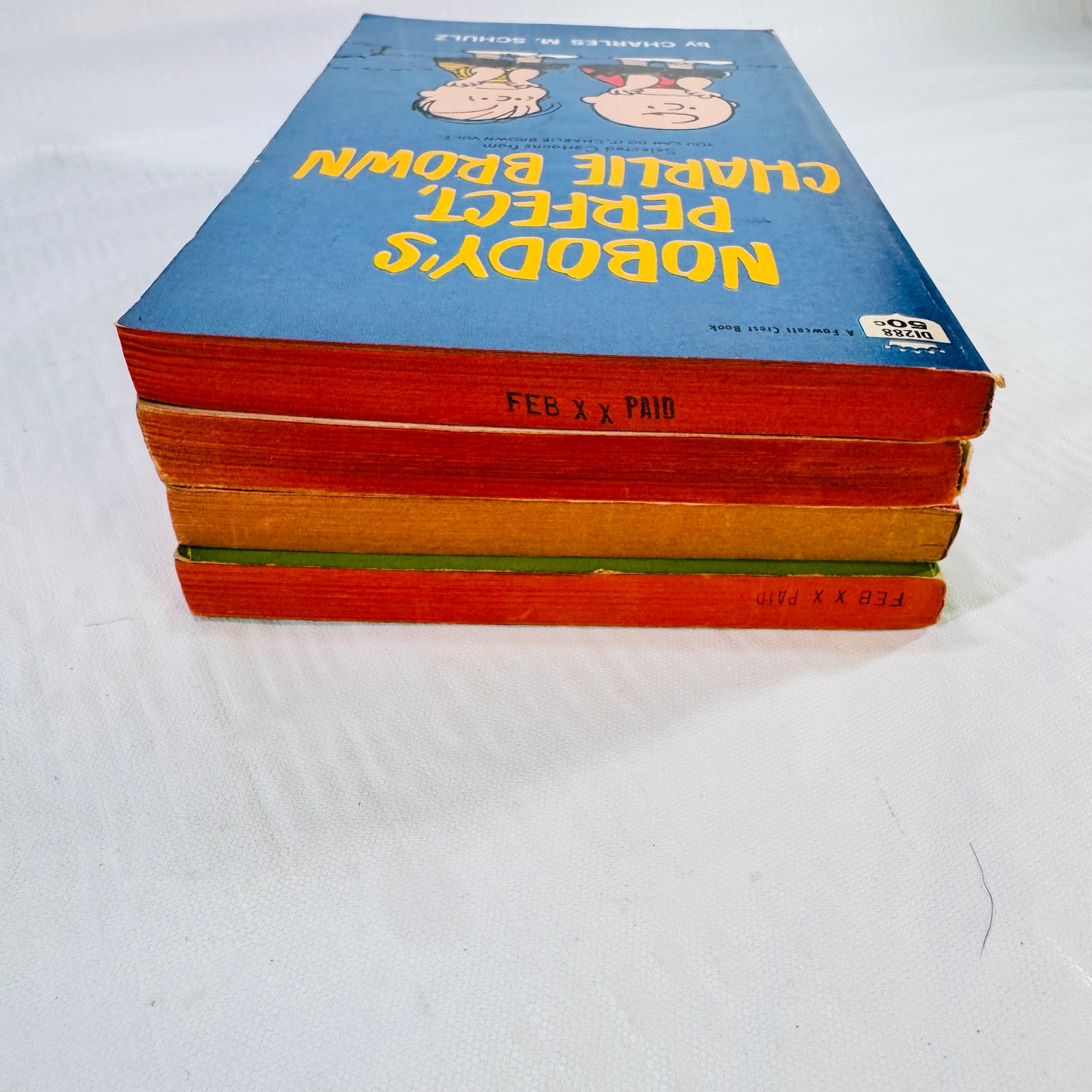 Charlie Brown Peanuts Fawcett Crest Paperback Lot of 4 by Charles M. Schulz