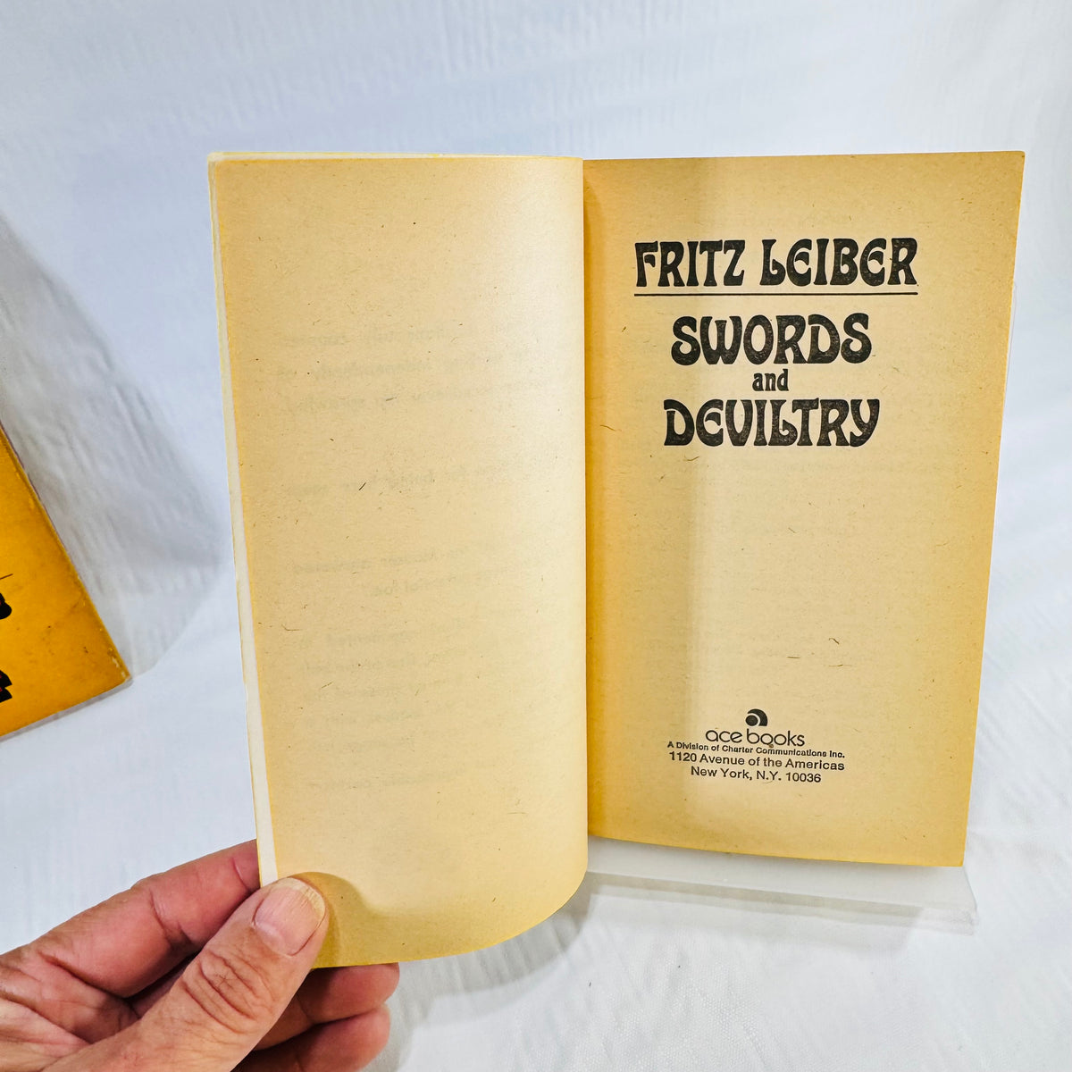 Swords and Deviltry & Swords in the Mist by Fritz Leiber 2 Book Ace Paperback Bundle