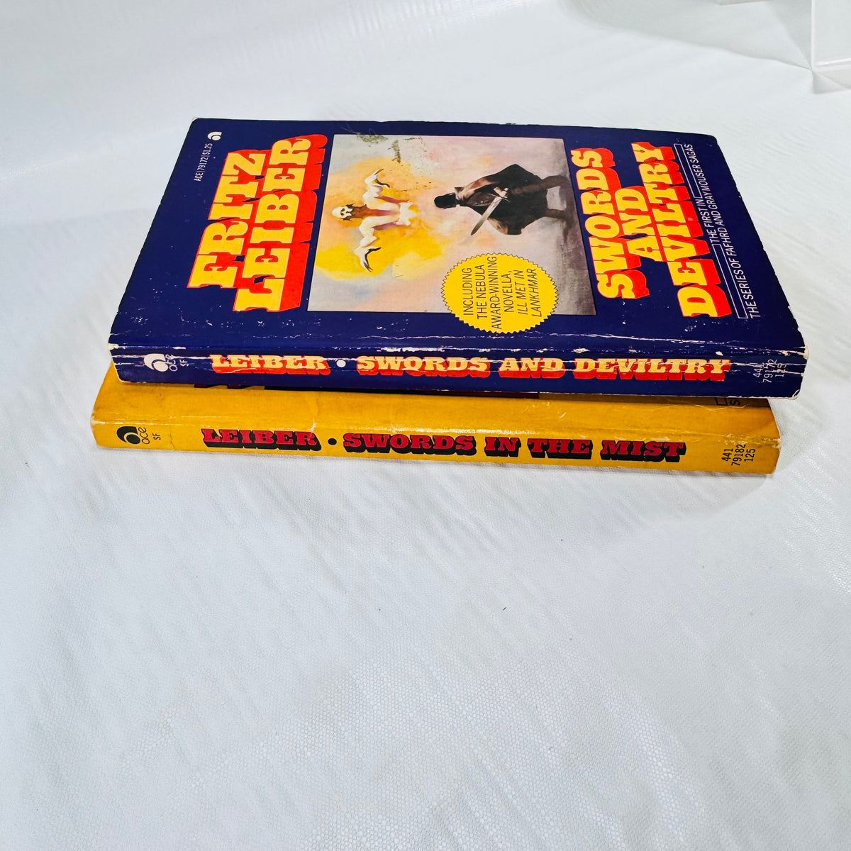 Swords and Deviltry & Swords in the Mist by Fritz Leiber 2 Book Ace Paperback Bundle