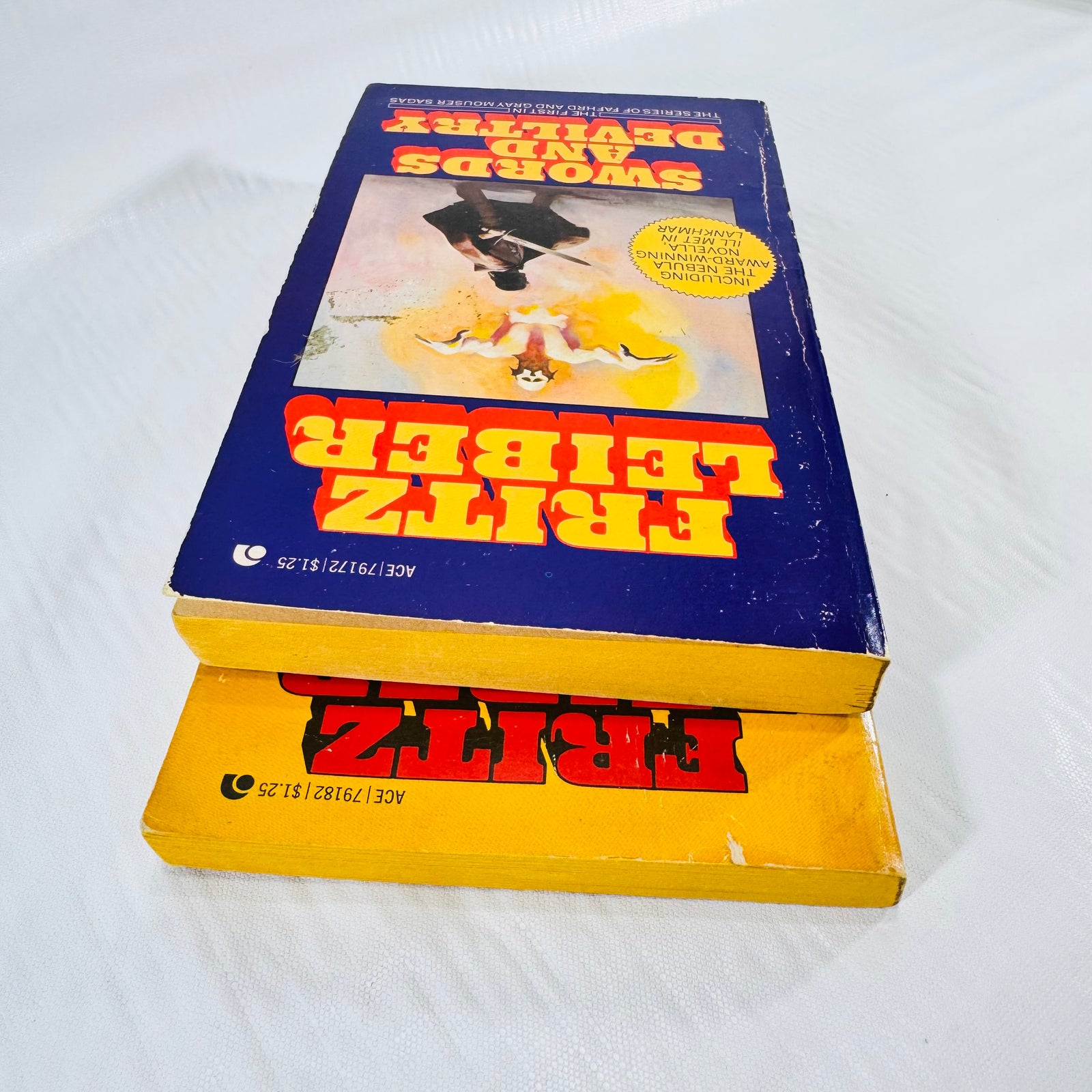Swords and Deviltry & Swords in the Mist by Fritz Leiber 2 Book Ace Paperback Bundle