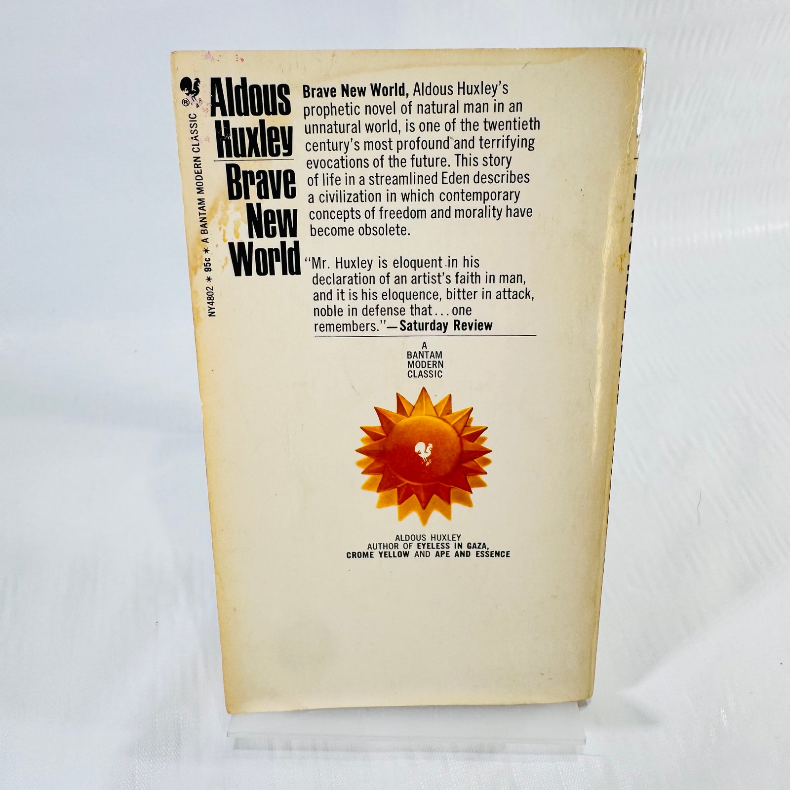 Brave New World by Aldous Huxley Bantam Modern Classic Paperback 45th Printing