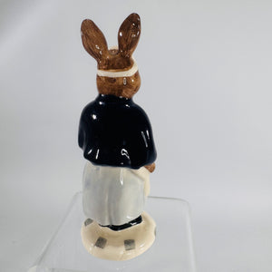 Royal Doulton Bunnykins “Nurse Bunnykins” DB74 Figurine | 1988 Backstamp, Hand-Painted Ceramic, Children’s Literature Collectible, Vintage Figurine