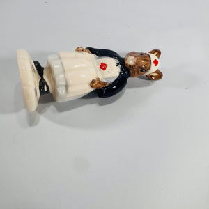 Royal Doulton Bunnykins “Nurse Bunnykins” DB74 Figurine | 1988 Backstamp, Hand-Painted Ceramic, Children’s Literature Collectible, Vintage Figurine
